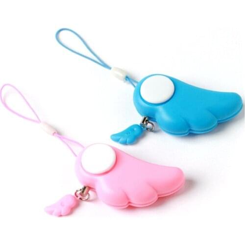 Self Defence Keychain Alarm Personal Protection Girl Women 90dB Loud Security Anti Rape Alarm Supplies Emergency Outdoor Tools