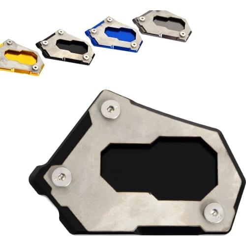 CNC Billet Kickstand Side Stand Plate Pad For BMW R1200GS LC / Adventure 2013-2016 Enlarge Kick Side Stand Pad Plate