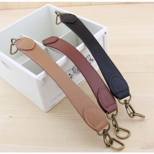 D008 29CM Handbags belt Short jackets PU Handle delicacy impose lines Patchwork DIY Manual cloth accessories Gift D ring 3pc/lot