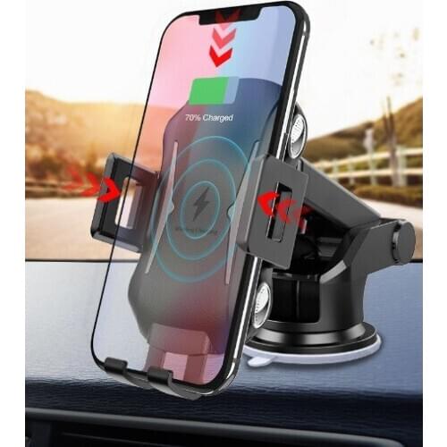 For Galaxy Note 20 5G Qi Fast Charging Pad For Samsung Galaxy Note 20 Ultra Wireless Charger Car Phone Holder Stand