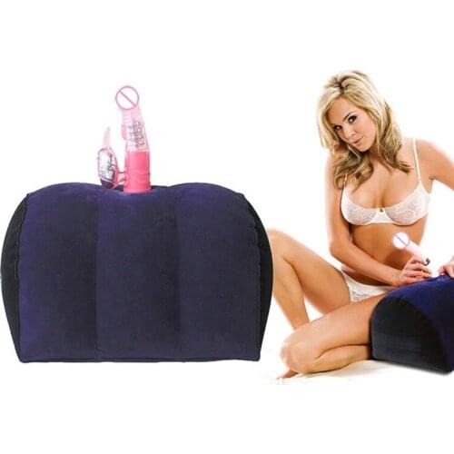 Dildo Vibrator Fixed Pillow with Hole Sex Toy for Women Masturbation Inflatable Cushion Hugging Orgasm Tool Adult Female Product