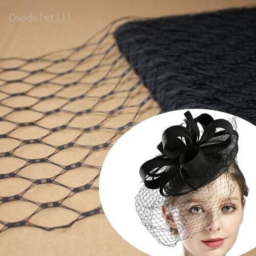 9"(22cm) Birdcage Veils Netting Millinery DIY hair accessories Veiling Fabric For Making Fascinator Bridal Headwear Mesh