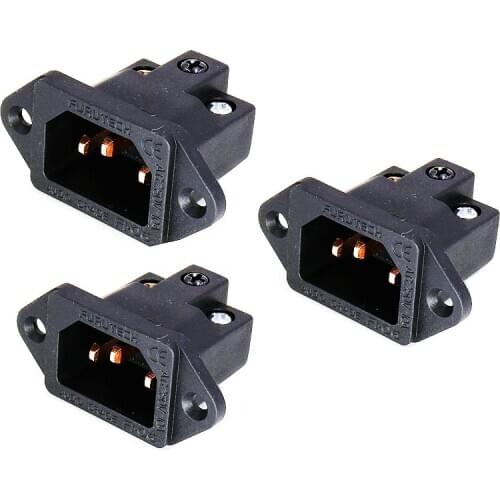 FURUTECH FI-06(G) Pure Copper IEC Inlet AC socket Filter HiFi with power plan socket Original packing box MATIHUR 3pcs
