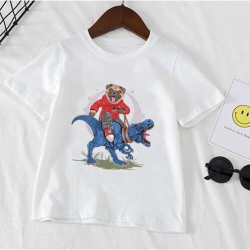 Dogs Pattern Cute Cartoon Baby Clothing Girls Boys Crewneck T-shirt High Quality Summer Children Short Sleeve Tees,YKP148