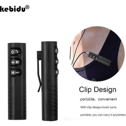 Kebidu Handsfree 2in1 Bluetooth 4.1 Receiver Transmitter 3.5mm AUX 3.5mm Jack Car Kit Music Player Audio Adapter Portable Newest