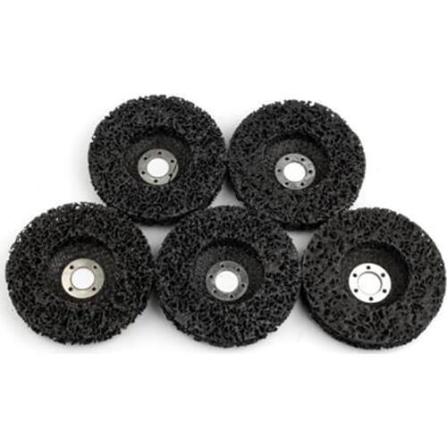 Hot 5Pcs Abrasive Tools 115Mm Strip Wheels Paint Rust Removal Clean Angle Grinder Discs Tools For Angle Grinder