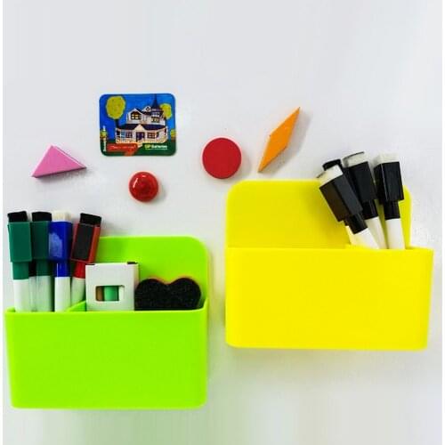 Magnetic Storage Box Home Office For Whiteboard Pen Holder Pencil Case Blackboard Eraser Chalk Box Storage Hanging Storage Bag