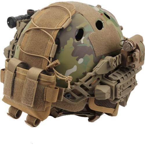 MK2 battery helmet tactical package MC camouflage multifunctional weight package fast helmet night vision mirror battery bag