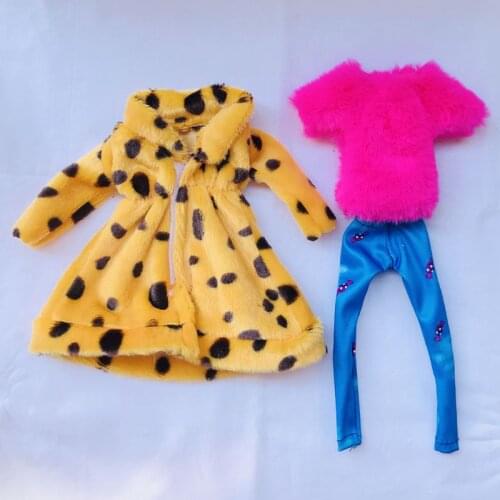 Fashion High Quality Handmade Doll Clothes Tops Pant Accessories For Barbie Kids Toys Children Game Gifts For Girls Best Present