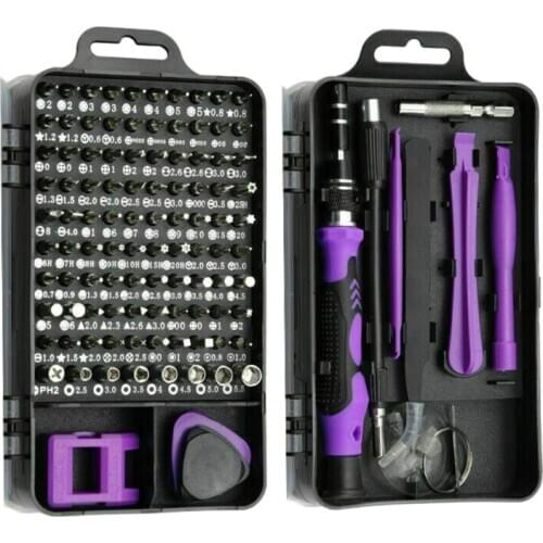 115 In 1 Screwdriver Set Mini Precision Screwdriver Home Repair Tools Multi Computer Pc Mobile Phone Device Repair Hand