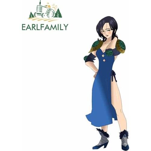 EARLFAMILY 13cm x 4.5cm For Seven Deadly Sins Fine Decal Scratch-Proof Car Stickers Campervan Occlusion Scratch Decor