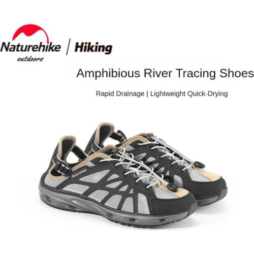 Naturehike Amphibious River Tracing Shoes Outdoor Lightweight Breathable Wading Shoes Antiskid And Quick Drying Beach Shoes XZ02