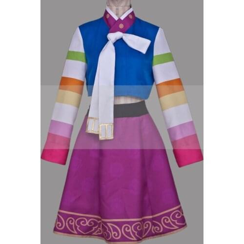 Customize Overwatch Year of the Rooster Hana Song D.Va Skin Palanquin Cosplay Costume Outfit