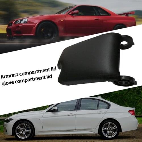 Anti-scratch Leather Car Armrest Center Console Lid Synthetic Leather Armrest Box Lid Car Updated Accessories For E46 1999-2004