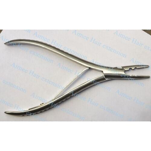 Professional Stainless Steel Plier(Two holes) for Hair Extension 2PCS/LOT, Free Shipping