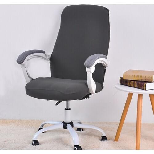 M/L Sizes Office Spandex Stretch Chair Covers Computer Seat Chair Cover Anti-dirty Removable Slipcovers for Office Seat Chairs