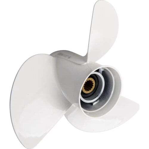 3 Blade Boat Propeller Prop Aluminum For Yamaha 13 1/4 x 17-K 50-140hp Outboard 6E5-45945-01-00