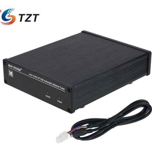 TZT MAT-K100 HF-SSB Automatic Antenna Tuner Short Wave 120W Auto Tuner Ham Radio