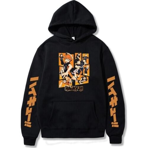Men‘s Hoodie Sweatshirts Men Women Japanese Anime Hoodies Print boys Hooded Sweatshirt Spring Autumn Pullover Streetwear Hoody