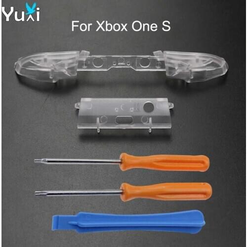 YuXi 12 Color New Replacement Bumper LB RB Trigger Buttons for Xbox One S Slim Controller Gamepad & T6 T8 screwdrivers
