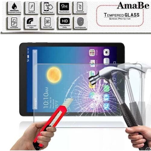 Full Screen Protector Tempered Glass for Alcatel OneTouch POP 10 9.6" Tablet Screen Protective Film Cover Glass