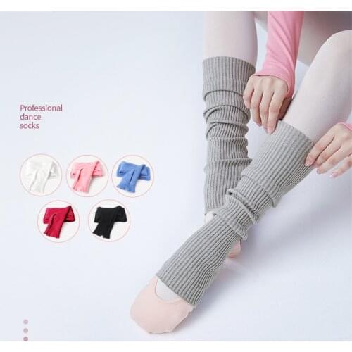 Girls Women Stocking Long Leg Warmers Dance Knitted Leg Warmers Professional Warm Ballet Socks for Dancing