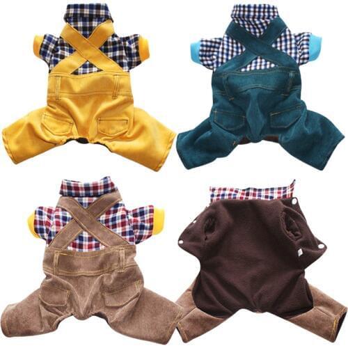 Winter Dog Clothes for Pet Dogs Cats Coat Cotton Clothing for Pet Hoodies Chihuahua Pets Dogs Clothes Pajamas Costume 30