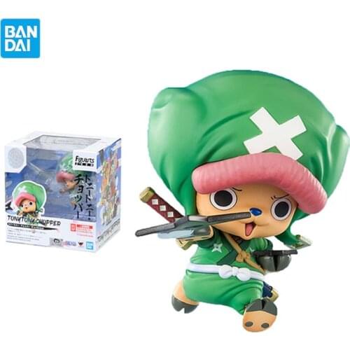 7Cm Bandai One Piece Chopper Garage Kit Pvc Assembly Model Western Animiation Action Figure Kids Toys