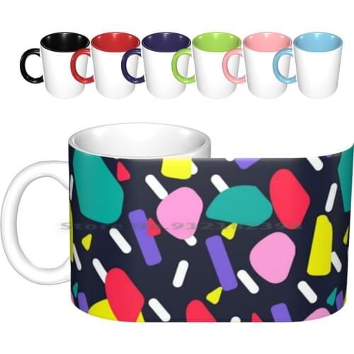 90s Fashion / Festival Clothing / Old School 90s Design / Memphis Pattern Ceramic Mugs Coffee Cups Milk Tea Mug 90s Festival