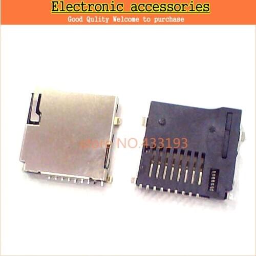 20pcs/lot Self-bomb TF card adapter/Holder/sockect Micro SD memory card connector outside welding For phone tablet