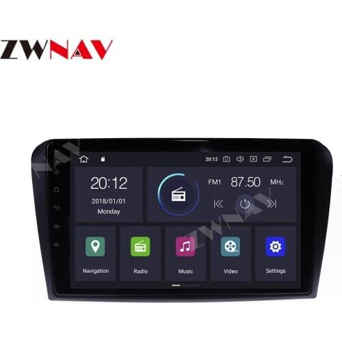 For Mazda 3 Android Radio Car multimedia Player 2006 - 2011 Stereo Audio GPS Navi Head unit Autoradio No 2din 2 DIN camera