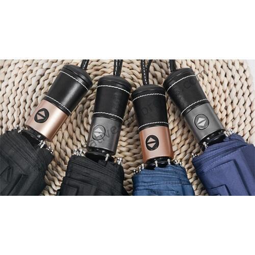 2pcs/lot Fully automatic,10 ribs,three fold auto open&auto close umbrellas,windproof,aluminium shaft,gents commercial parasol