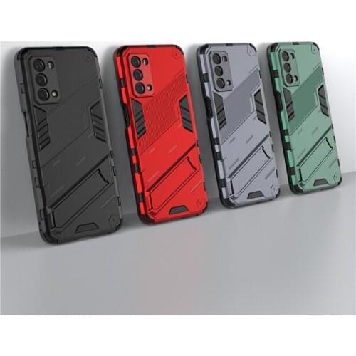 For OnePlus Nord N200 5G Case Punk Rubber Armor Bracket Case For OnePlus Nord N200 5G Cover For OnePlus Nord N200 5G