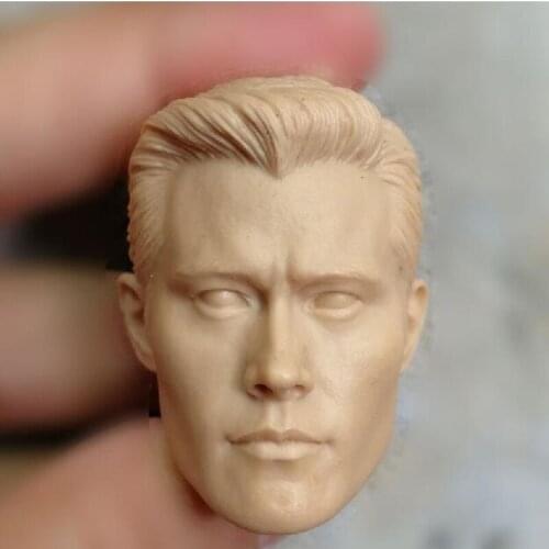 Blank 1/6 Scale Lee Byung-Hun Head Sculpt Unpainted Fit 12" Figure