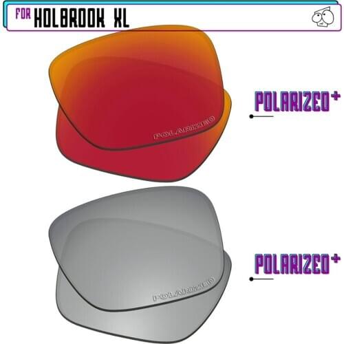 EZReplace Polarized Replacement Lenses for - Oakley Holbrook XL Sunglasses - Sir P Plus-RedP Plus