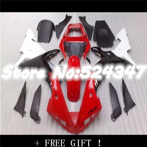 Fei-Extra red white black Fairing Kit for YZF R1 02-03 YZF-R1 2002-2003 YZF1000 YZF R1 02 03 2002 2003