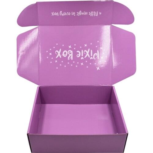 Custom paper corrugated mailer shipping boxes custom logo baby clothes packaging boxes clothing mailer box for gift pack