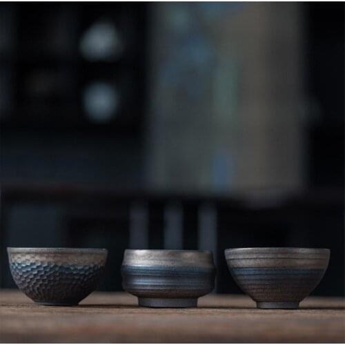 Chinese Tea Cup Porcelain Celadon Retro Fish Teacup Set Drinkware Ceramic China Kung Fu Tea Set Ceramic cup