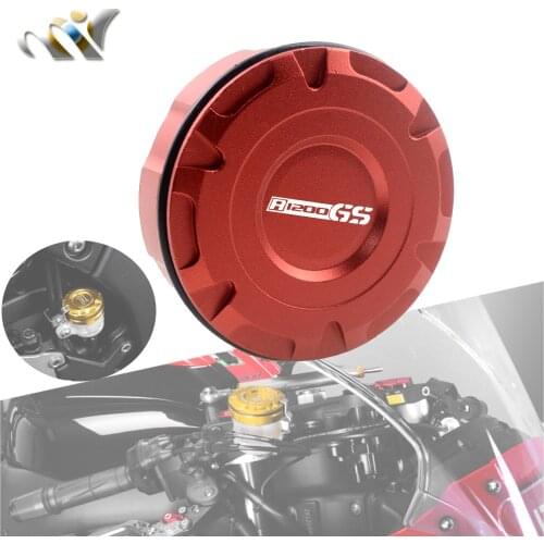 CNC Blue Red Black Golden Motorcycle Rear Brake Reservoir Cover Cap For BMW R1200GS R 1200 GS 2005-2016 2013 2014 2015