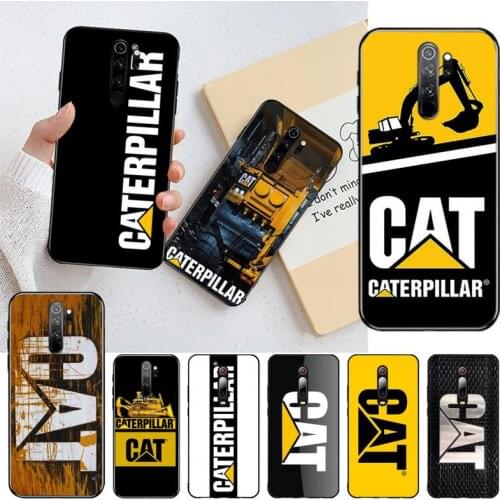 Caterpillar Logo Phone Case for Redmi 9A 8A 7 6 6A Note 9 8 8T Pro Max Redmi 9 K20 K30 Pro