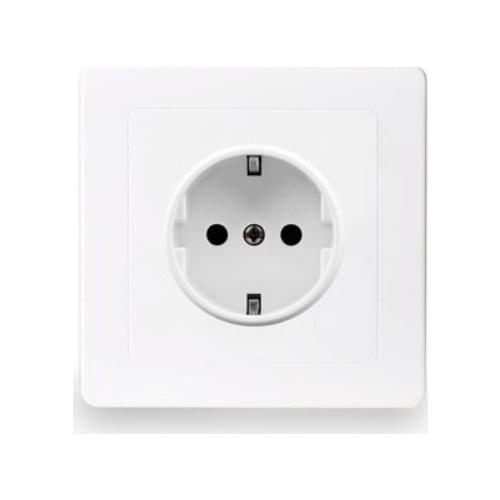 86mm Type New Wall USB Power Socket, Colorful Panel, Socket,AC 110V-250V 16A Wall Embedded, Double USB EU Standard Outlet