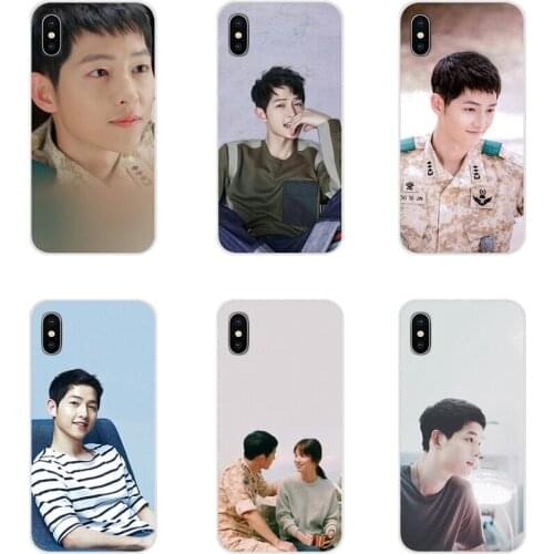 Song kdrama Yoo Si Jin of the sun For Apple iPhone X XR XS 11 12Pro MAX 4S 5S 5C SE 2020 6S 7 8 Plus ipod 5 6 Silicone Skin Case