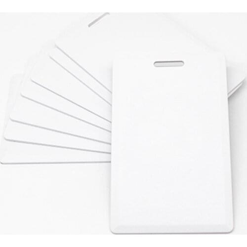 Blank Thick T5577 Rewritable 125khz Low Frequency Cards (White)