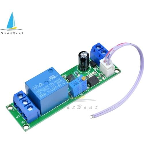 DC 12V Adjustable Timer Delay Turn OFF Module Time Switch Timing Relay Time Control Delay Normal Open Trigger Delay Relay 1-60S