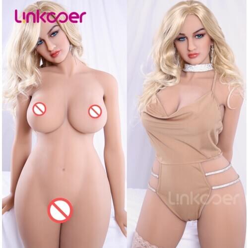Linkooer 161cm Silicone Fat Full Body Sex Dolls Huge Breast Big Ass Oral Anus Lifelike Adult Love Doll Sex Toys for Men