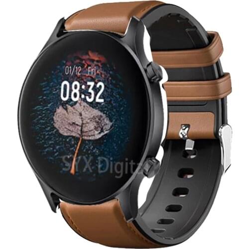 Silicone Leather Strap For Haylou RT LS05S/RS3 LS04 Smart Watch Band Metal Bracelets For Xiaomi Haylou LS02 Wristband Correa