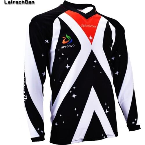 SPTGRVO LairschDan Downhill Jersey New Men,s Racing Motocross Moutain Bike Jersey Ropa Bicycle Off Road Quick Dry DH MTB Jersey
