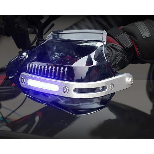 LED Motocross Handguard Motorcycle Hand Guards For suzuki boulevard m50 sv 650 burgman 125 gn 125 bandit 400 ltz 400 gsx 750f