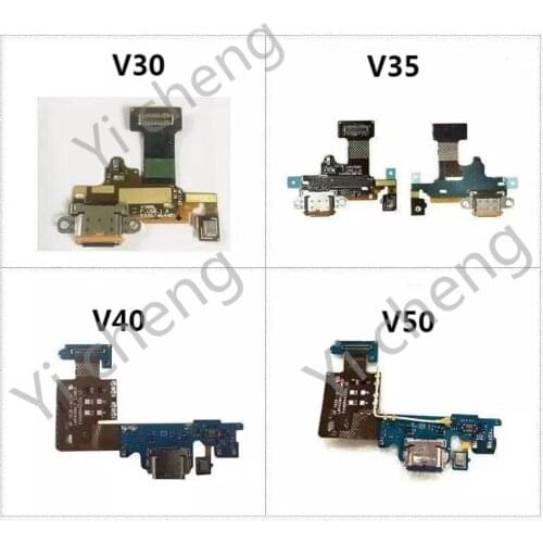 USB Charger Charging Port Dock Microphone Board Connector Flex Cable For LG V30 V35 / V35 ThinQ / V35 Plus V35+ V40 V50