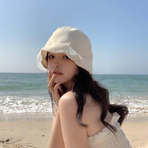 INS Fascinating French Black Hat Chic Double Lace Layer Yarn Mesh French Bucket Hat Women Beret Beanies Cap Gorros For Women